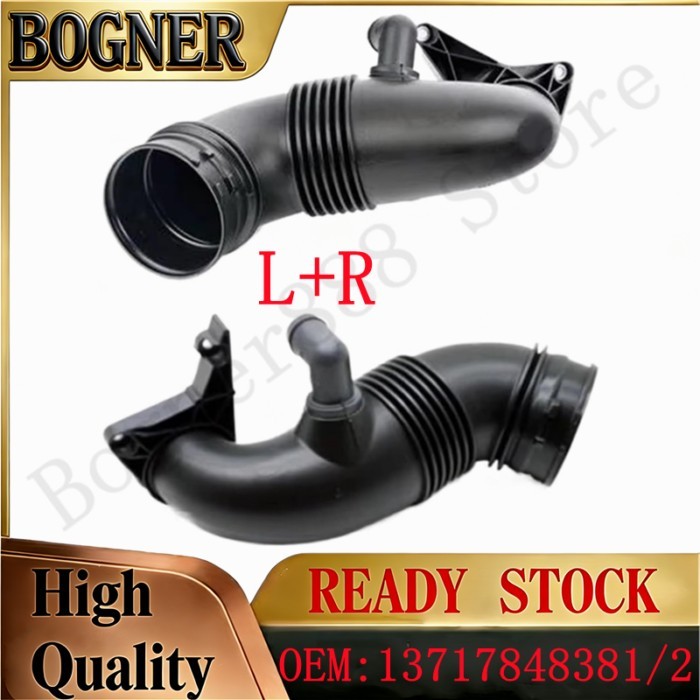 Brand New Engine Air Intake Hose 13717848381 13717848382 7848381 7848382 For BMW X5M X6M M5 S63 F85