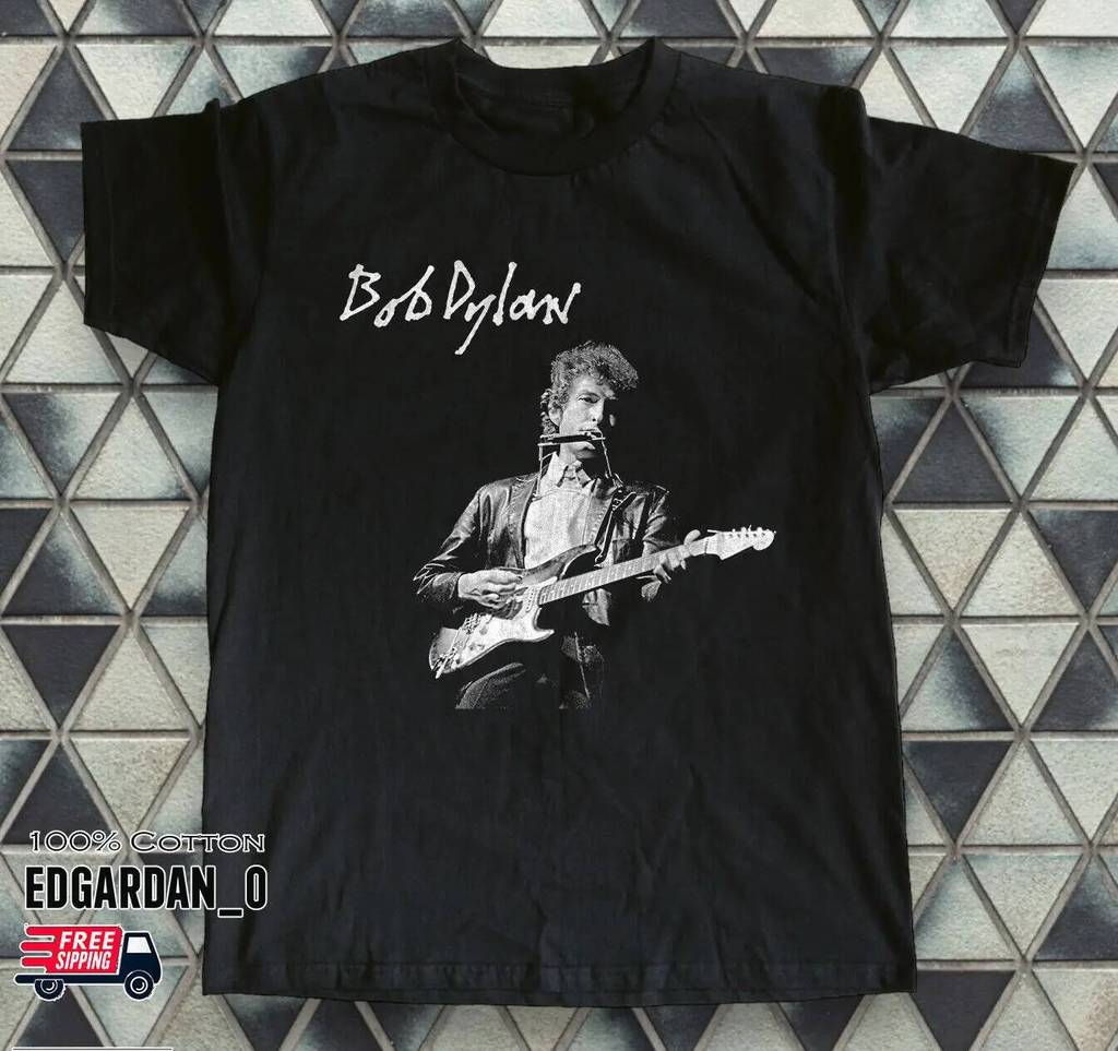 เสื้อยืด Bob Dylan นักร้องและนักร้องอเมริกัน