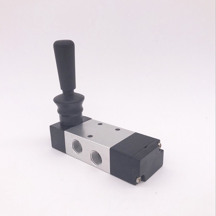 5/3 way Pneumatic air hand control valve 4H230C-08 Port 1/4" BSP 4H230E-06 1/8" 4HA230C-08 spring r