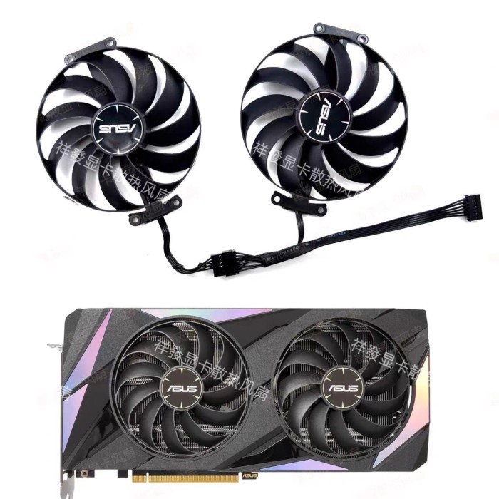 พัดลมเปลี่ยนการ์ดจอ ปรับให้เข้ากับพัดลม ASUS ASUS RTX3060 3060ti LHR 12GB MEGALODON MEGALODON กราฟิก