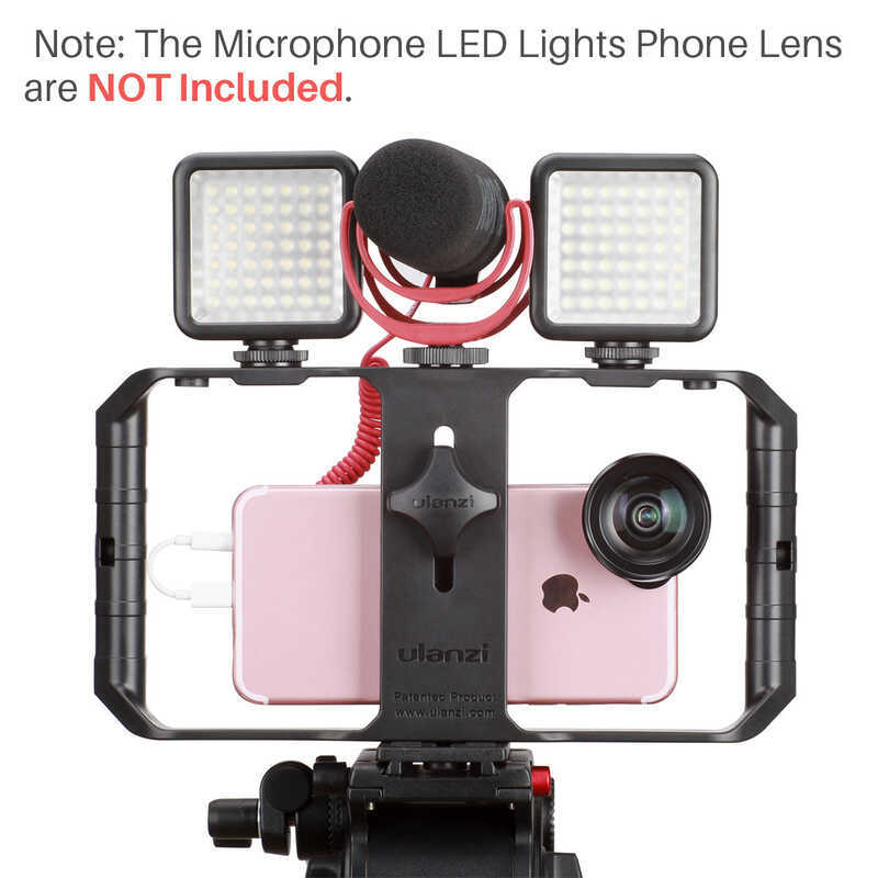 Unzi U-Rig Pro ขาตั้งกล้องมือถือโทรศัพท์มือถือรุ่นที่สองกรงกระต่ายภาพยนตร์ Video Stabilizer