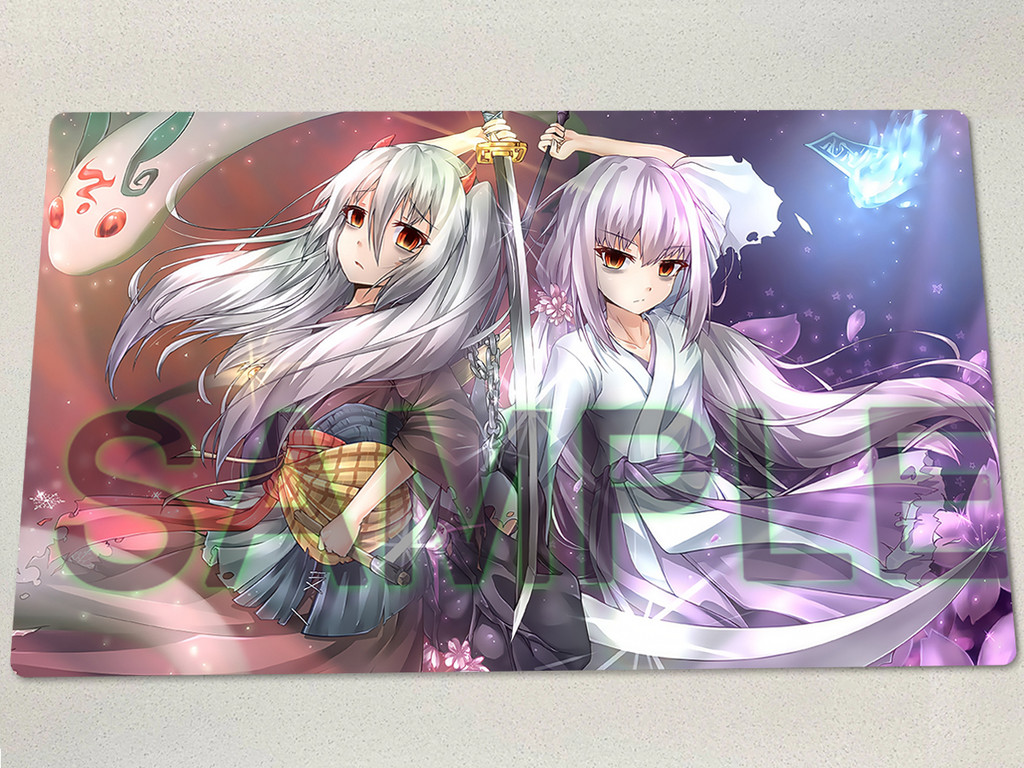 YuGiOh Playmat Ghost Ogre & Snow Rabbit TCG CCG Mat Ghost Reaper & Winter Cherries Board Card Battle