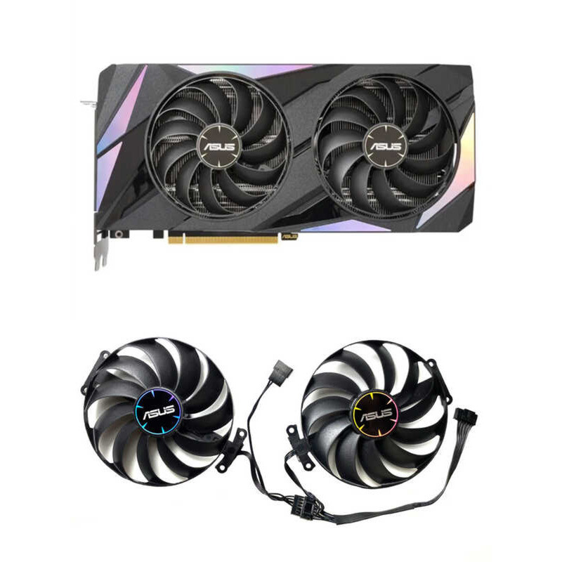 พัดลมกราฟิก ASUS/ASUS RTX3060 3060ti LHR MEGALODON MEGALODON พร้อมแผง