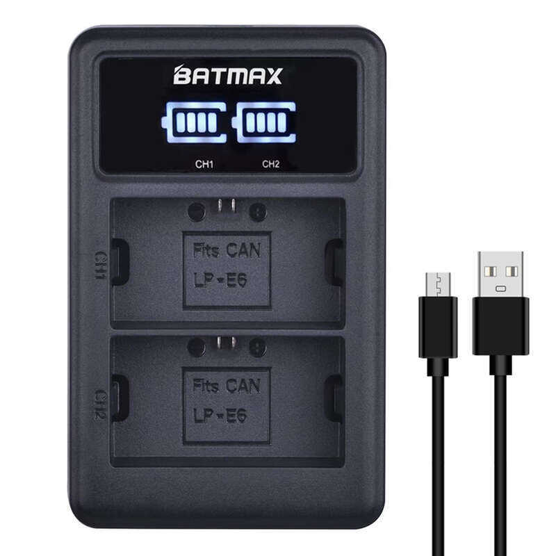 C Camera Battery Charger Lp-E8 Suitable For Canon EOS 550D 600D Dslr Camera, Dual USB Charger Aaa52