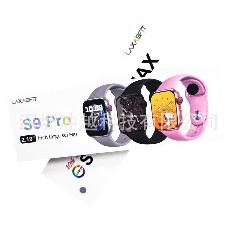 S 9 Pro Smart Watch 2.0 1 ih Bluetooth Call Heart Rate ออกซิเจนในเลือด+คําแนะนําข่าว