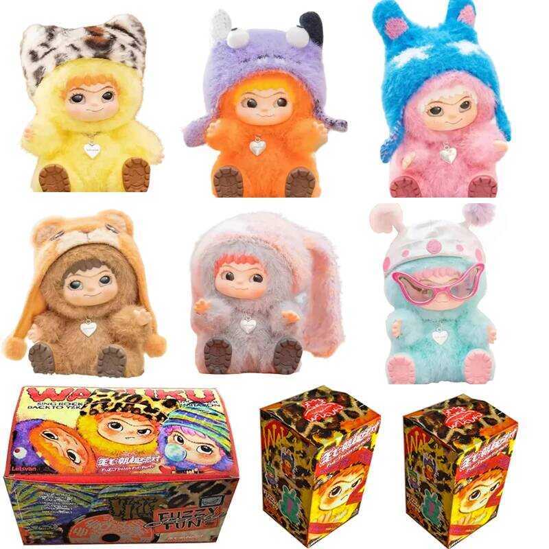 C 2025Wakuku Fuzzy Trendy Fun Party Bd Box Cute Wakuku Action Figure Mystery Box Cute Doll Pendant