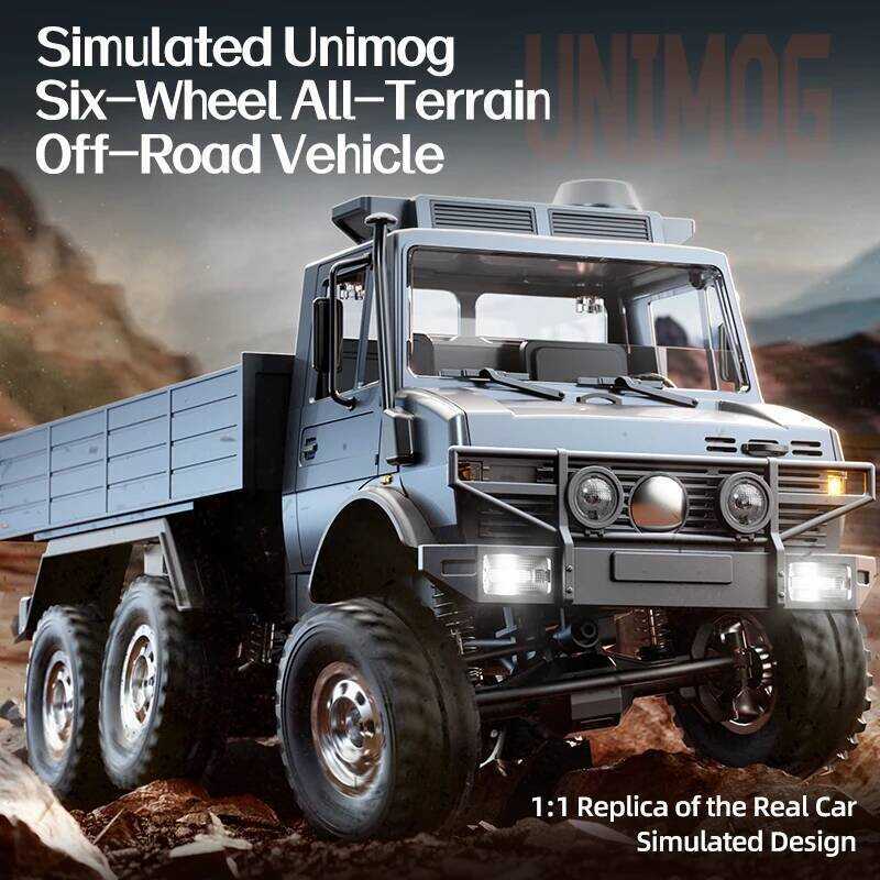 JJRC ใหม่ C8823rc รีโมทคอนโทรล Off-Road 1:18 Unimog หกล้อไดรฟ์ Full Scale ปีนเขารถของเล่น