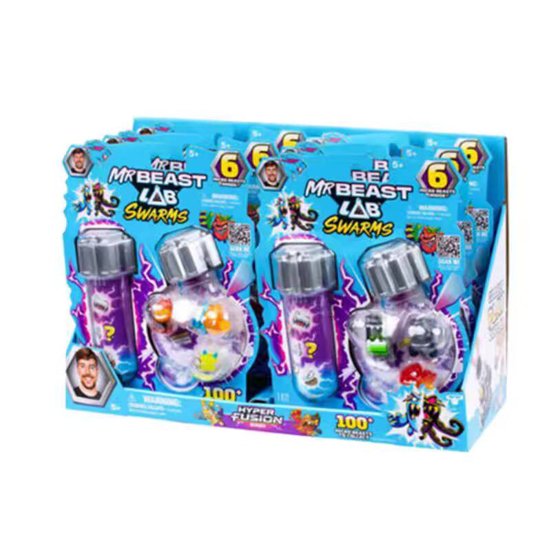 {ของเล่นสดใส} MRBEAST LAB-S3 Mr. Beast Laboratory Test Tube Manufacturing Mini Monster Doll Mystery 