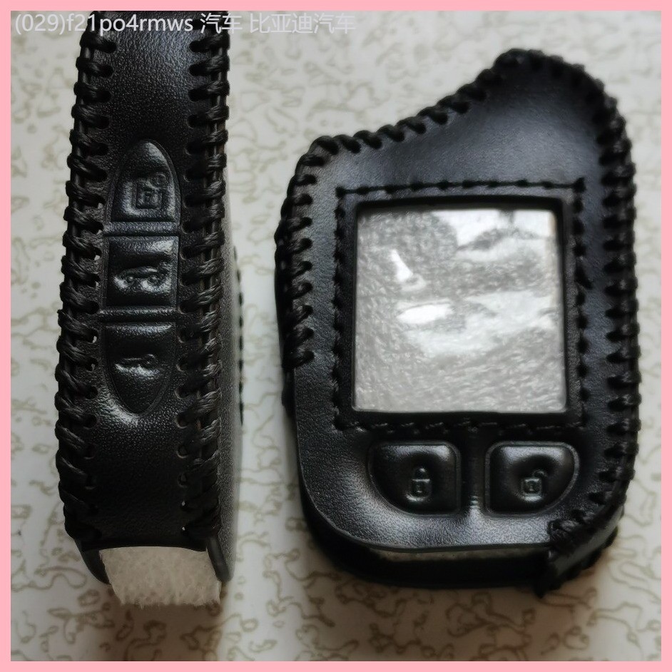 【2023-2025】 สำหรับ Compustar G15 2Way REMOTE RFX-P2WG15-SS รถรีโมทกุญแจหนังแท้