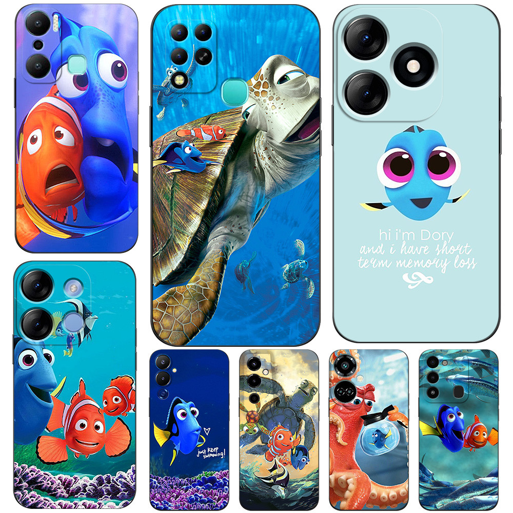 สําหรับ TECNO POVA NEO 2 NEO 5G LE6J 4 PRO LG8N ฝาครอบโทรศัพท์ Finding Nemo Clownfish