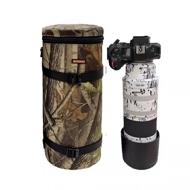 กระเป๋าเลนส์กันกระแทกกันน้ําสําหรับ Nikon Z9/Z8 Sony 200-600Tamron/Sigma 150-600/60-600 สายคล้องไหล่