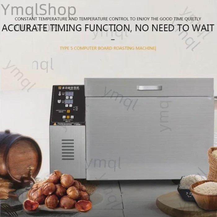 Dry Food Drying Roasting Machine MSDC-5 Microcomputer Controlled Coffee Bean Roasting Machine Timin