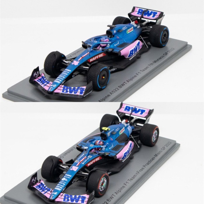 Spark 1: 43F1 Alpine A522 BWT NO.14/31 2022 รถโมเดล