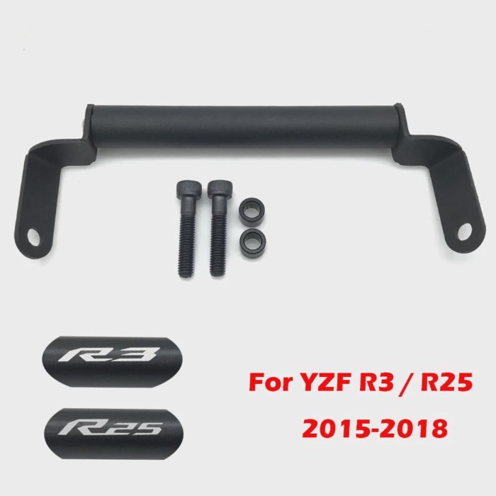 Motorcycle Navigation Bracket GPS Phone Holder Levers For Yamaha YZF R25 R3 YZF-R3 YZF-R25 YZFR3 YZ