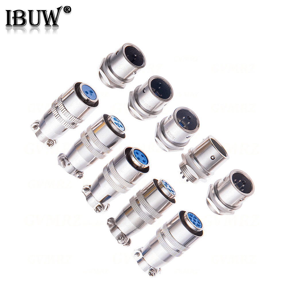 XS12 2PIN 3PIN Docking Aviation Plug Socket กันน้ํา Circular Connector 4PIN 5PIN