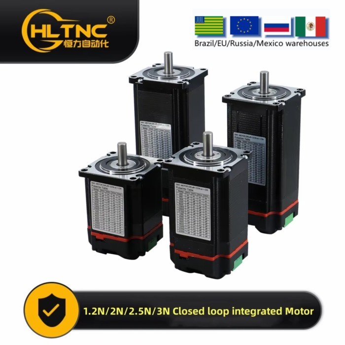Nema23 Closed Loop Integrated Motor 1.2Nm 2Nm 2.5Nm 3Nm Diameter 8mm Hybrid Integrated Servo Motor