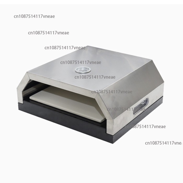 Stainless Steel Pizza Oven with Pizza Stone Bread Baking Oven Portable Pizza Oven