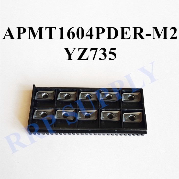 10pcs APMT1604PDER-M2 YZ735 KEENCUTTER brand inserts, upgraded BALINIT LATUMA coating to cut stainl