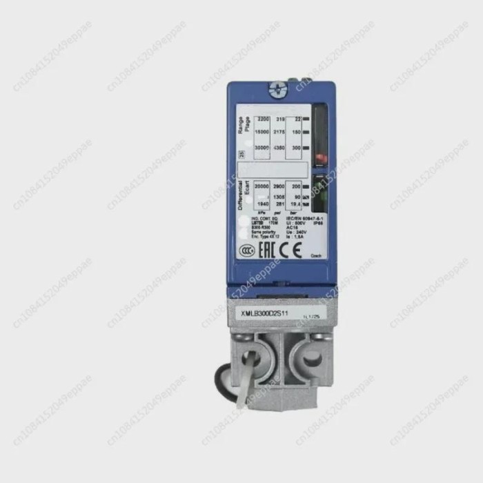 For XMLB300D2S11 Pressure Switch XMLB 300 Bar - Adjustable Scale 2 Thresholds - 1 C/O