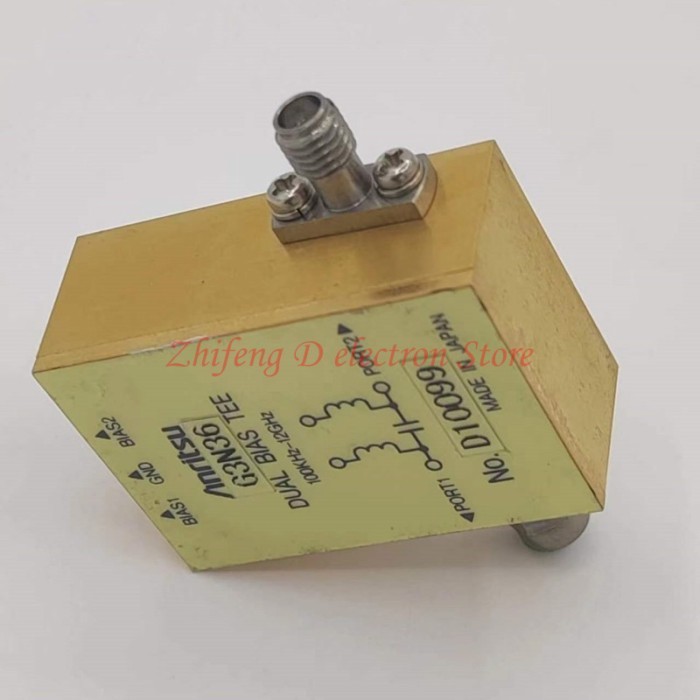 100K-12GHz bandwidth RF feed box/biaser G3N36 coaxial feed G3N29. Insertion loss is less than or eq