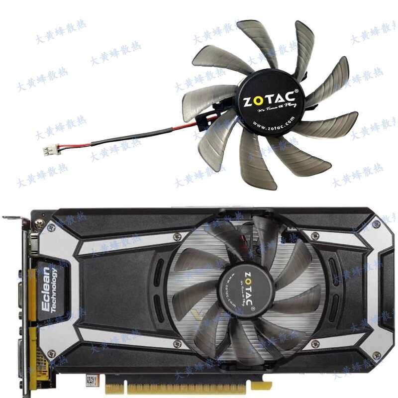 ZOTAC/ZOTAC GTX750 750ti Thunder Version PA พัดลมระบายความร้อนการ์ดกราฟิก