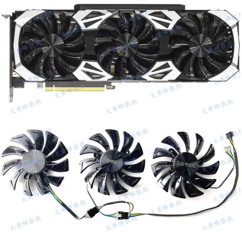 ZOTAC/ZOTAC RTX2060 2070 2070S 2080 2080ti 2080S Plus พัดลม Supreme
