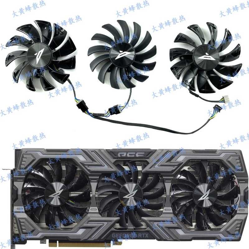 ZOTAC ZOTAC RTX2070 2070S 2080 2080S 2080ti PGF ผู้เล่นพัดลมกราฟิก