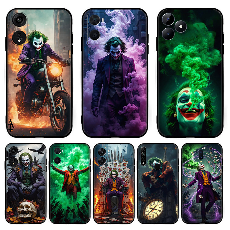 A + 15Lonely Joker สําหรับ OPPO R9 F1 Plus R9S Reno 2 2Z 2F 3 4 Pro 5 5F Lite 5K TPU ซิลิโคนสีดําเคส