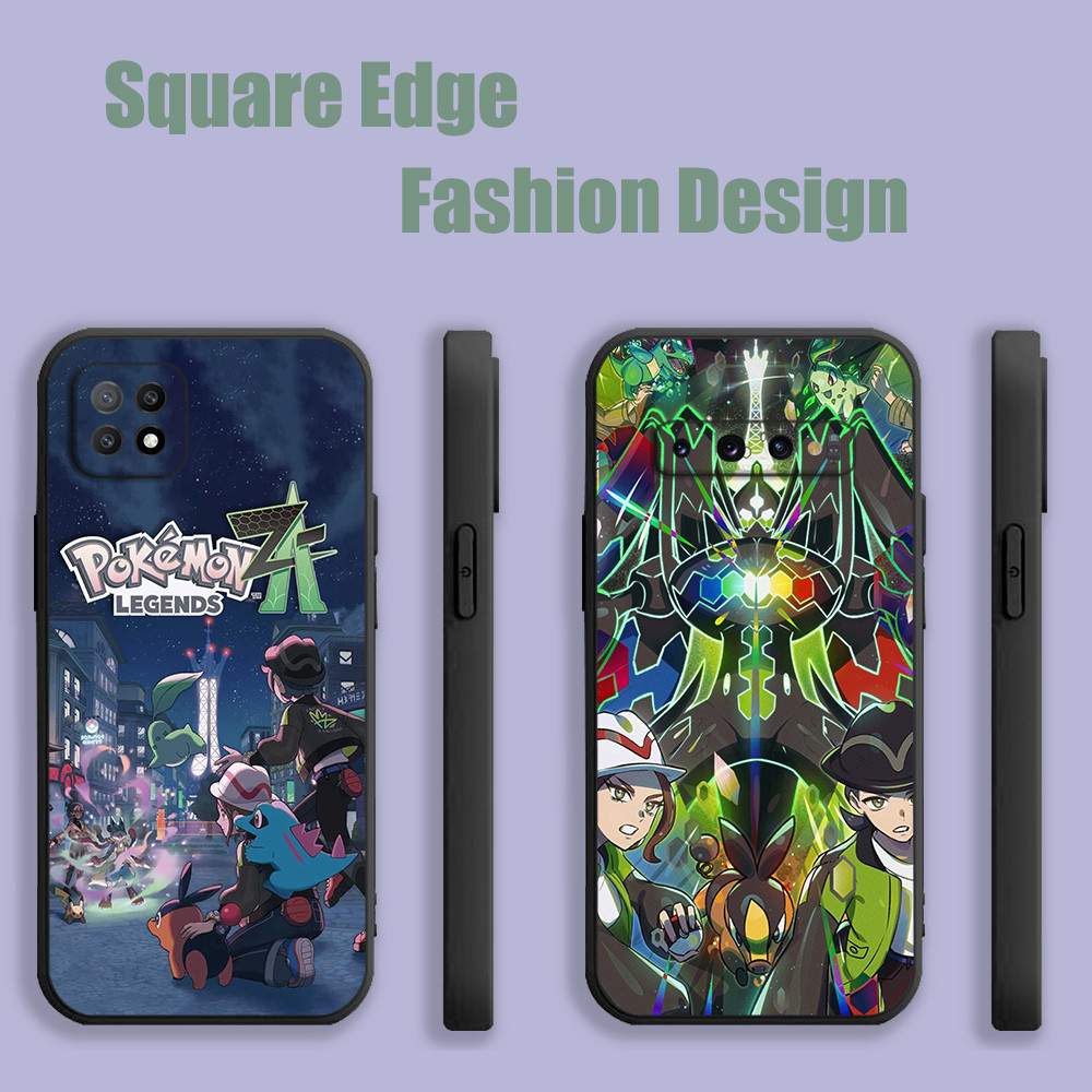 ปลอกสําหรับ Vivo Y02t V29e Y17s pokemon Pokémon ZA SAMPLE Legends BOJ17 เคสโทรศัพท์ขอบสี่เหลี่ยม