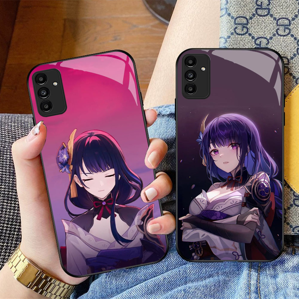 CK-59 Genshin HD แก้วสําหรับ Samsung A05S A35 A55 A24 A14 A15 A04S A34 A25 M15 A54 S21 FE Plus Ultra