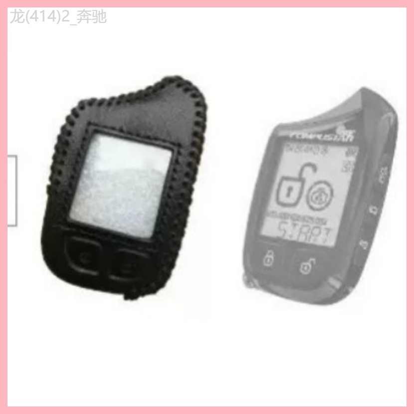 【2023-2025】 สำหรับ Compustar G15 2Way REMOTE RFX-P2WG15-SS รถรีโมทกุญแจหนังแท้