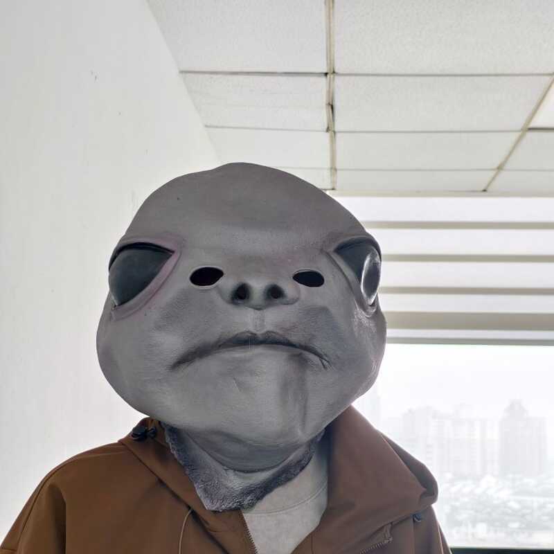 Alien Monster Halloween Mask สำหรับเด็ก ทำจากยางlatex