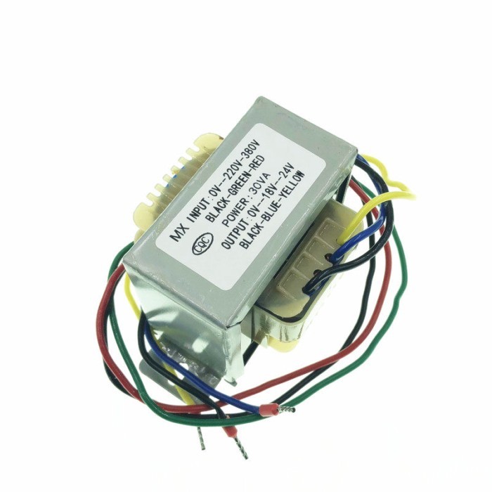 Transformer MX power Transformer 0-220V-380V ถึง 0-18V-24V 30VA สำหรับลิฟท์
