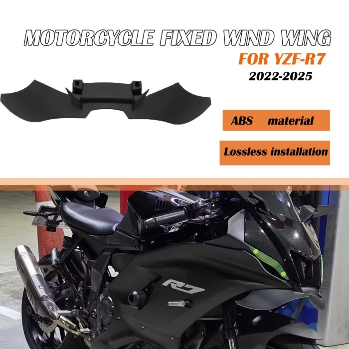 For YAMAHA YZF-R7 yzf R7 2022 2023 2024 2025 Motorcycle Downforce Winglet Aerodynamic Wing Front Sp