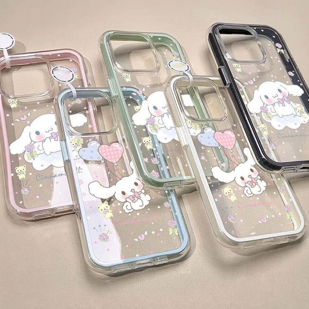 กรณีโทรศัพท์ จัดส่งจากประเทศไทย สไตล์น่ารักเคสไอโฟน iPhone 16 15 14 13 12 11 PRO MAX X XS MAX XR 7/8P ป้องกันลายนิ้วมือ