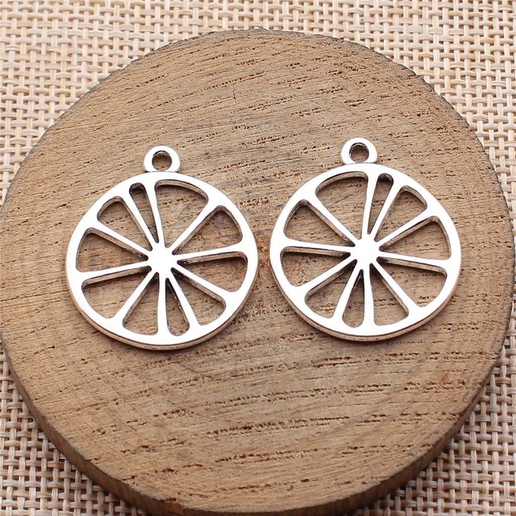 ผลไม้ Charms Lemon Cherry จี้สําหรับวันเกิด DIY ผลการค้นหาเครื่องประดับหัตถกรรมสําหรับทํา Charm