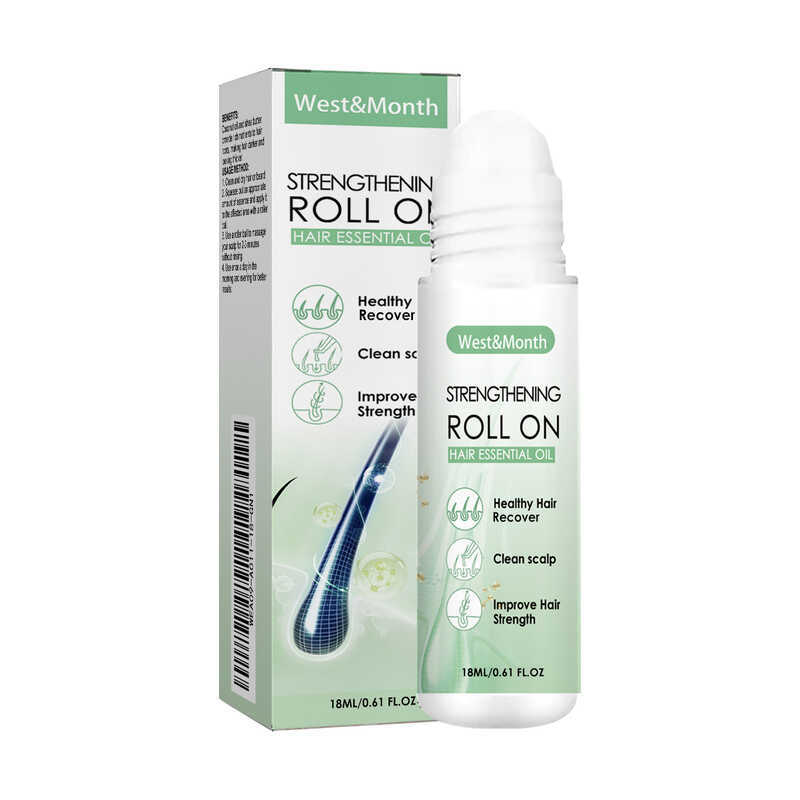 West & Month Hair Roller Ball Scalp Massage Care Moisturizing Hair Hair Care Roller Ball
