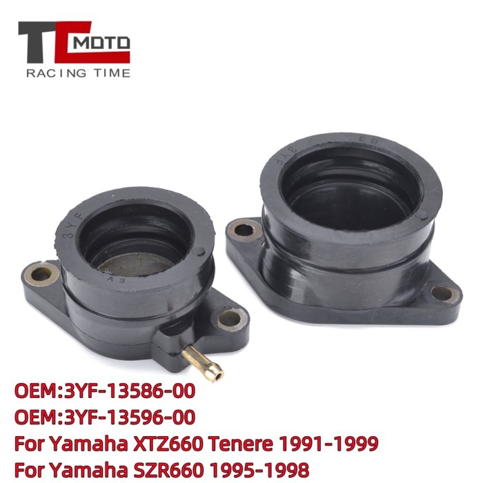 Motorcycle Carburetor Intake Manifold for Yamaha XTZ660 Tenere 1991-1996 SZR660 95-97 XTZ 660 SZR 6