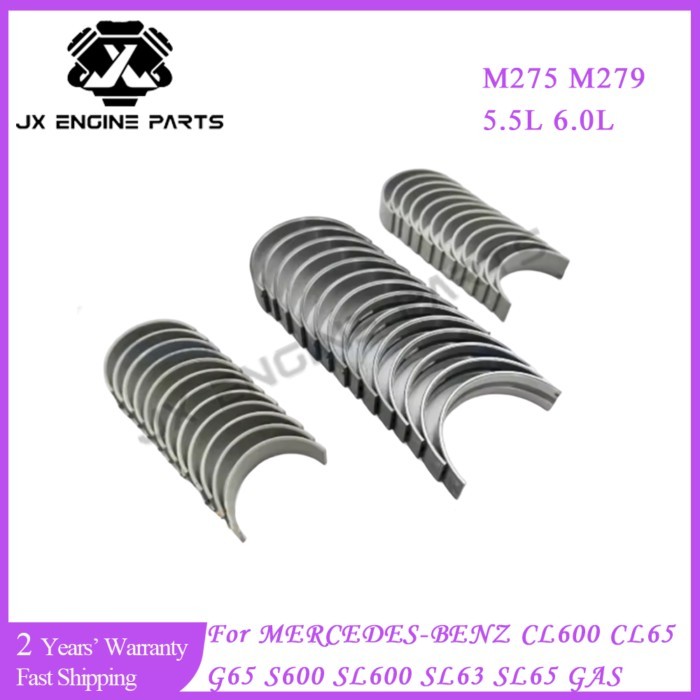 M275 Engine Main Connecting Rod Bearing Set For MAYBACH 57 62 MERCEDES-BENZ 5.5 6.0 CL65 G65 S65 SL