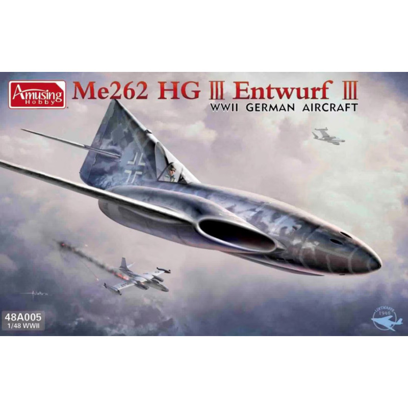 Amusing Hobby 48A005 Me 262 HG III Entwurf III 1/48 Static model kit