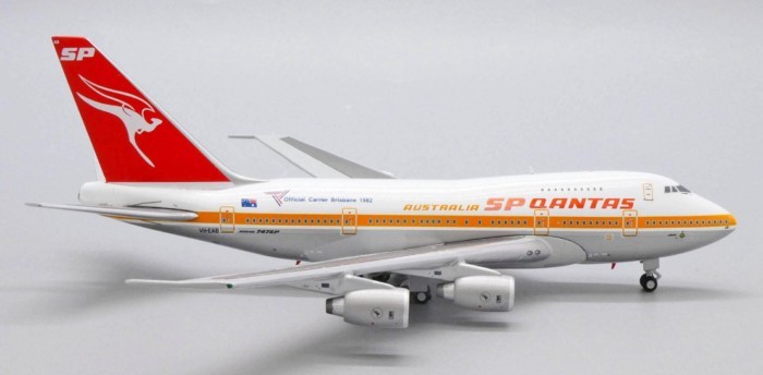 พร้อมสต็อก JC Wings 1: 400 สายการบินออสเตรเลีย B747SP VH-EAB วัสดุโลหะผสมเครื่องบินรุ่น Out of Print