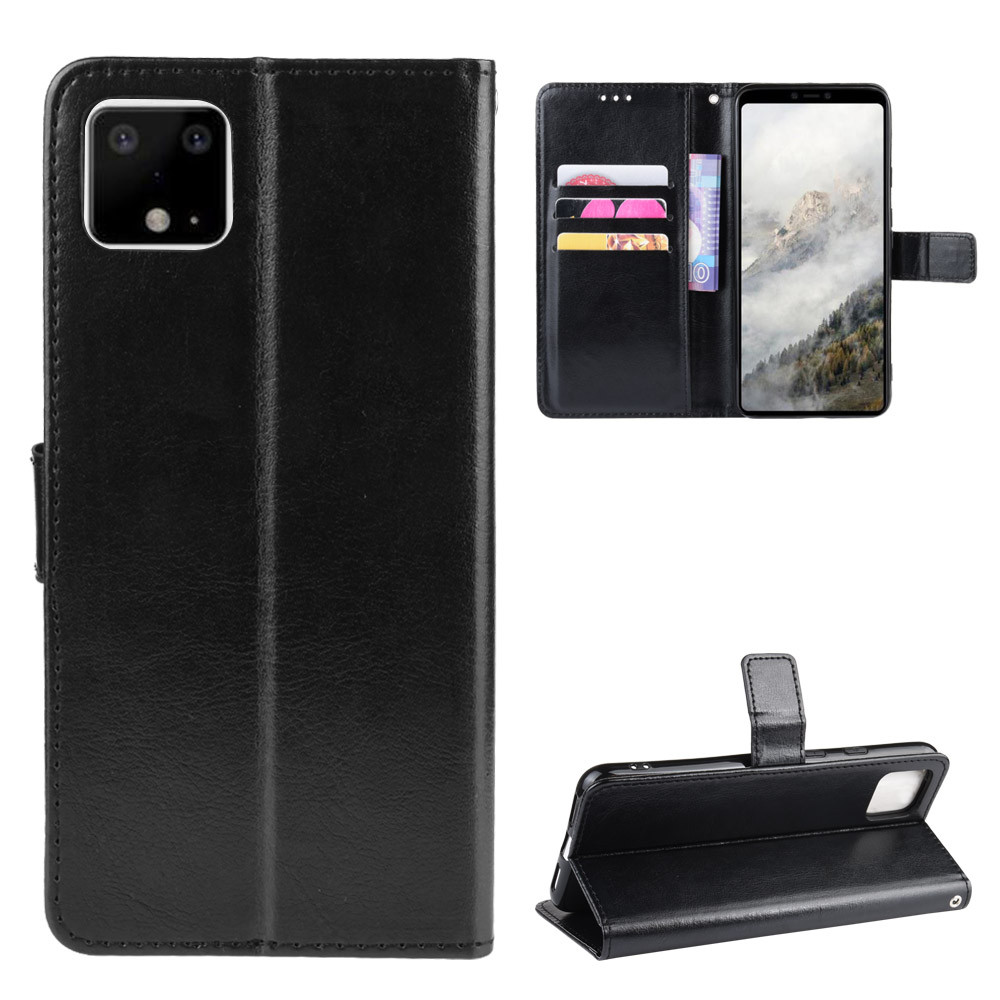 กระเป๋าสตางค์ซองหนังสําหรับ Google Pixel 2 3 3A 4 XL 4A 5 5A 5G Flip Card Slot เคสโทรศัพท์ฝาครอบ