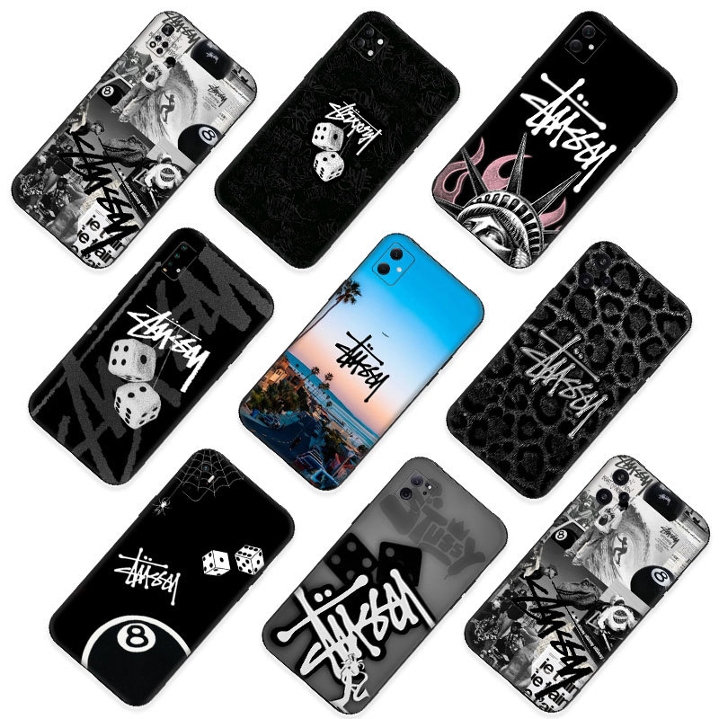 สําหรับ Redmi 6 6A Pro 7A 8 8A 9A 9C 9T NFC ความเข้ากันได้ TPU เคสโทรศัพท์นุ่มฝาครอบป้องกัน Stussy G