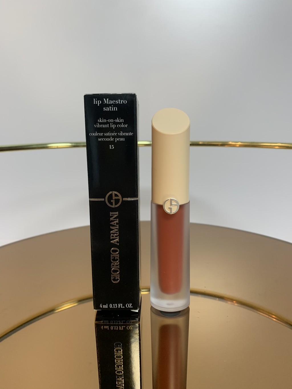 [Shopee Special Selection] Special/35 Armani Small Pink Lip Glaze 4ml Color Number: 02-04-14-15-16-1