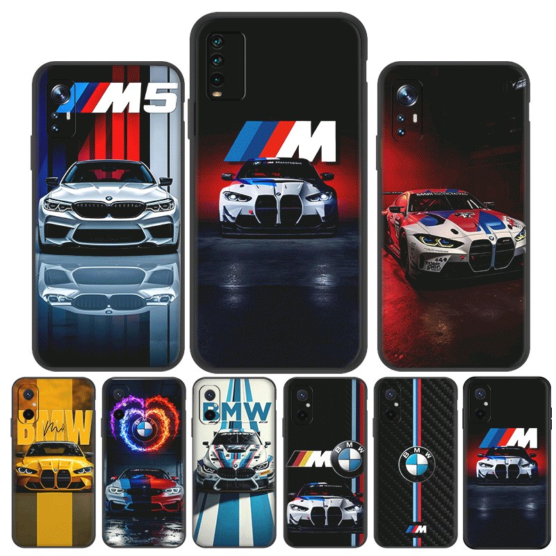 รถสปอร์ต BMW สําหรับ Redmi K60 K70 Pro A2 12C 10 13C ความเข้ากันได้เคสโทรศัพท์ TPU ฝาครอบป้องกันแบบน