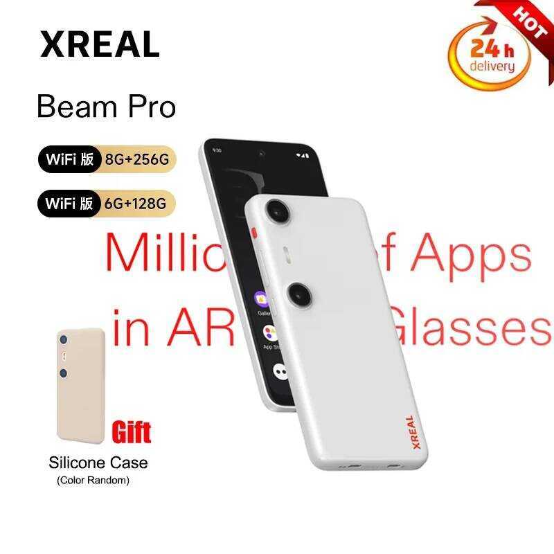 Beam Pro 128G 256G สถานีฉายสําหรับ Xreal Air/Air 2/air 2 pro AR แว่นตา 3D มุมมอง [เวอร์ชันสากล]