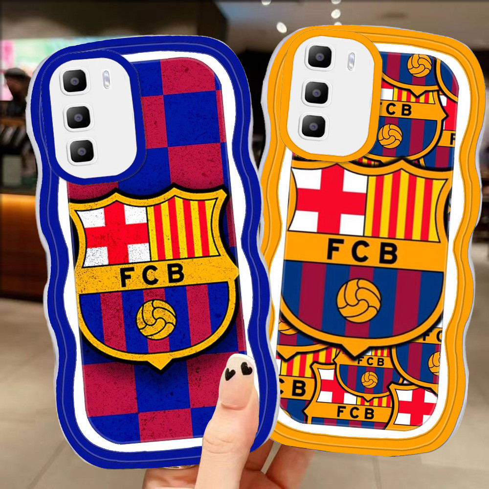 A-37 Barcelona TPU Casing สําหรับ Realme C65 14X C71 C75 เคสใส