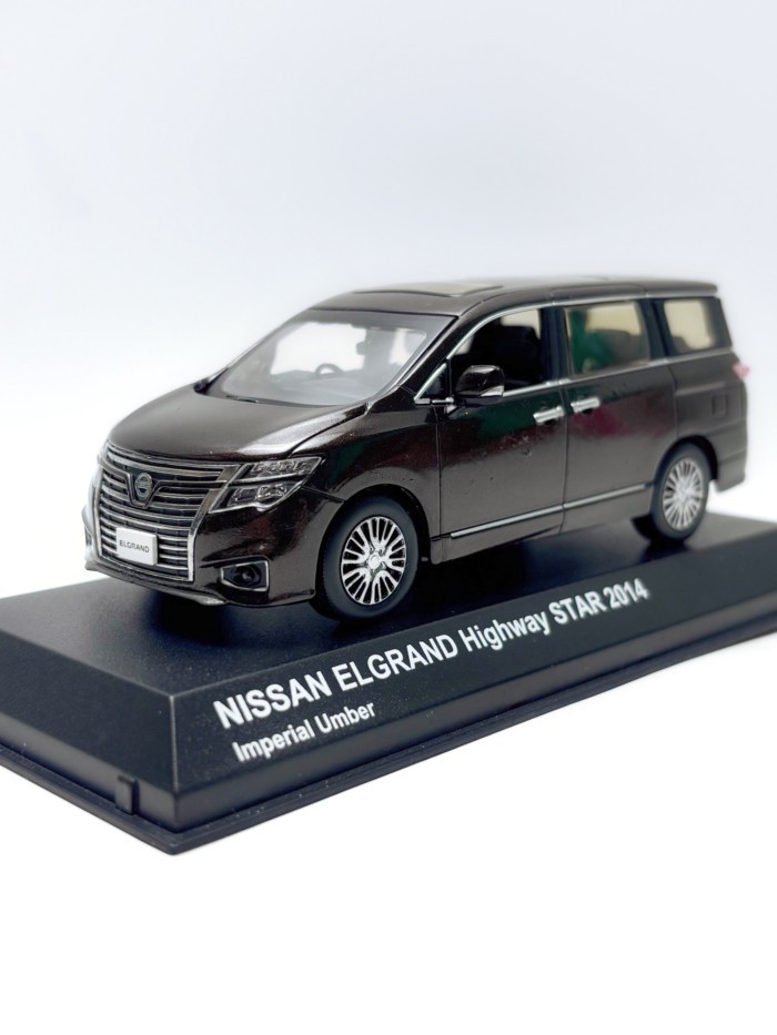Kyushu Kyushu 1/43 NISSAN NISSAN ELGRAND Highway STAR โมเดลรถโลหะผสม Out of Print Model