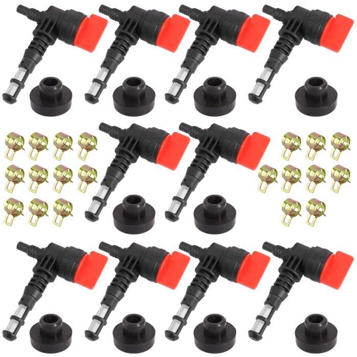 10Pcs Fuel Valve Petcock for Generac 6500GCX 4000GCXE 5500GCXE 6500GCXE 4000W 5500W 6500W 10000W 58