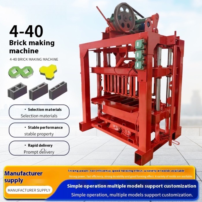 4-40 Type Brick Making Machine For Producing Various Standard Bricks River Slope Protection Bricks